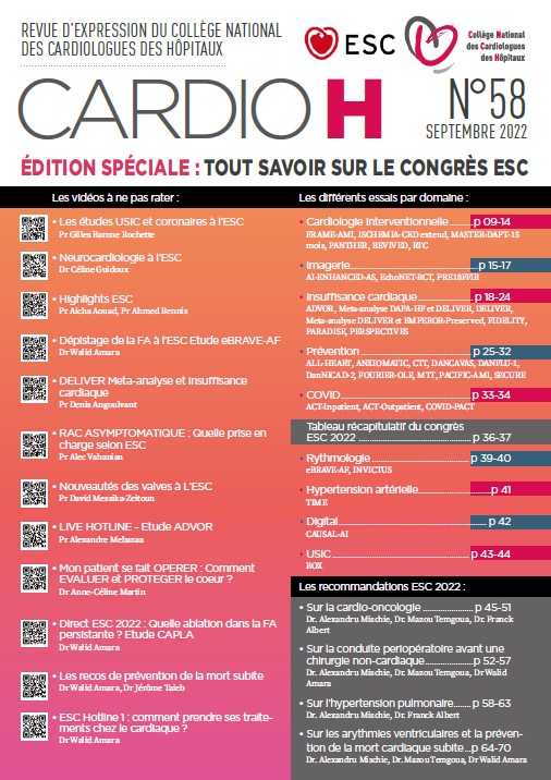 CARDIO H - N° 58, Septembre 2022