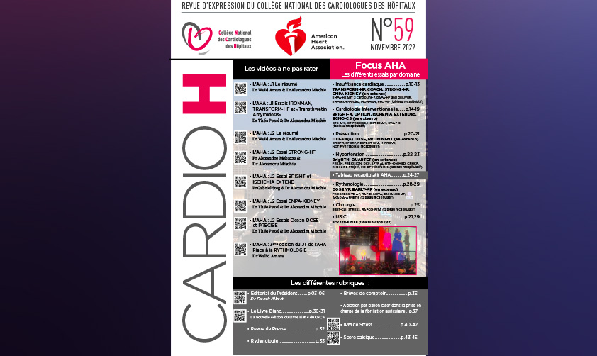 CARDIO H - N° 59, Novembre 2022